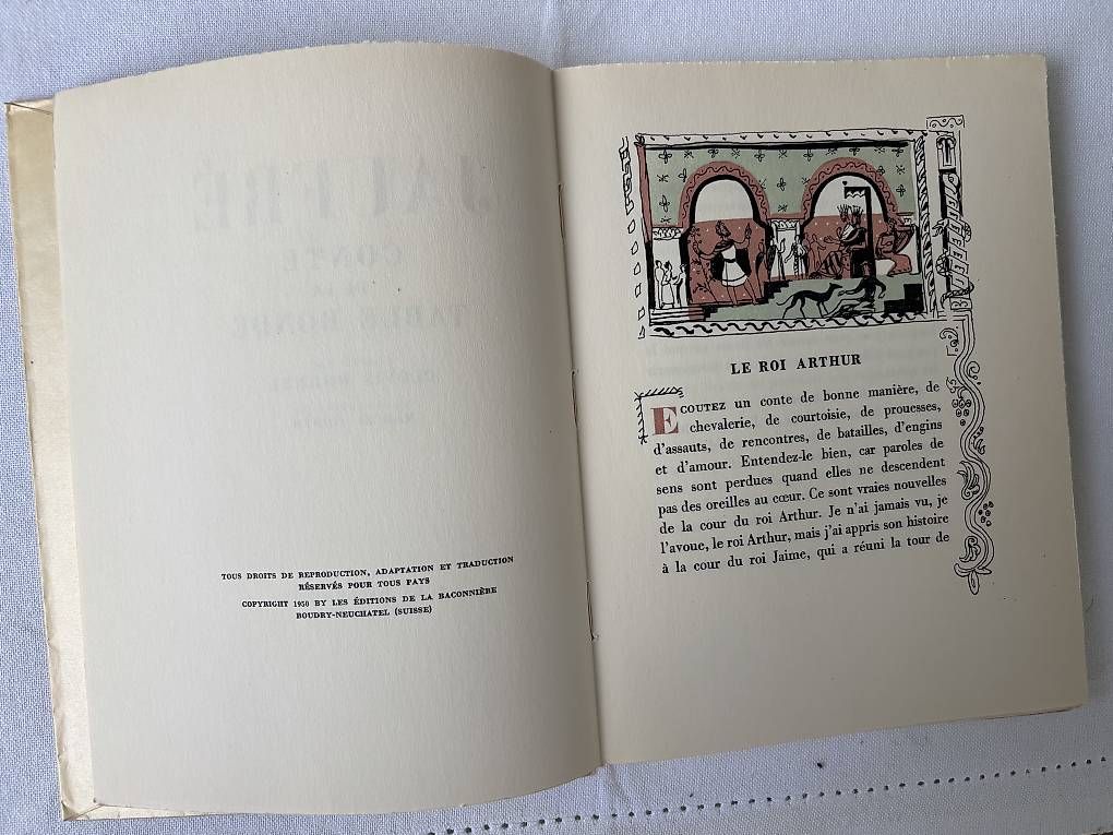 Bücher: Jaufré conte de la table ronde Marcel North  – Gebraucht aus St-Blaise von Poussinnette01 2
