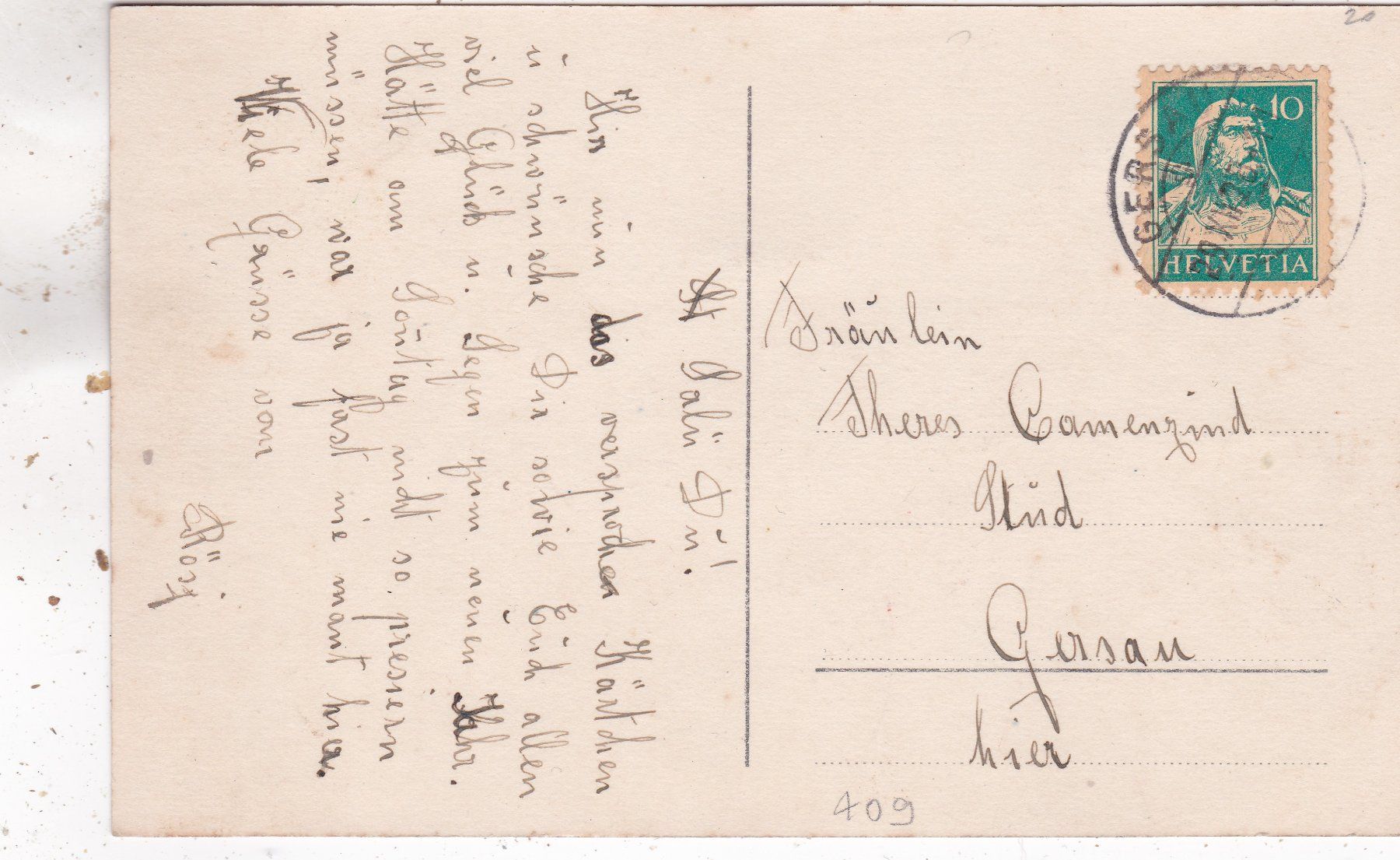 Cartoline postali: Kitsch Frau – Usato da Herisau venduto da Lisegrat2008 1