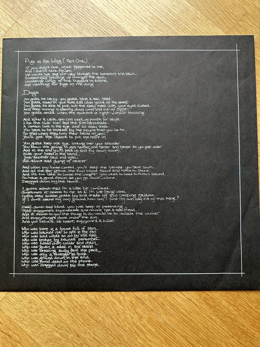 Schallplatten: Pink Floyd Animals LP – Gebraucht aus Zürich von marcochreis5 3