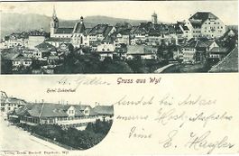 Gruss aus Wyl SG Kl.Bild Hotel Schönthal