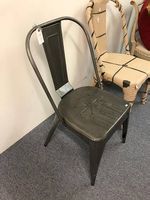 Metallstuhl Industrielook NEU