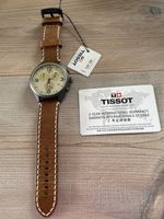 Tissot Herrenuhr Chronograph, Lederarmband, Top Zustand!