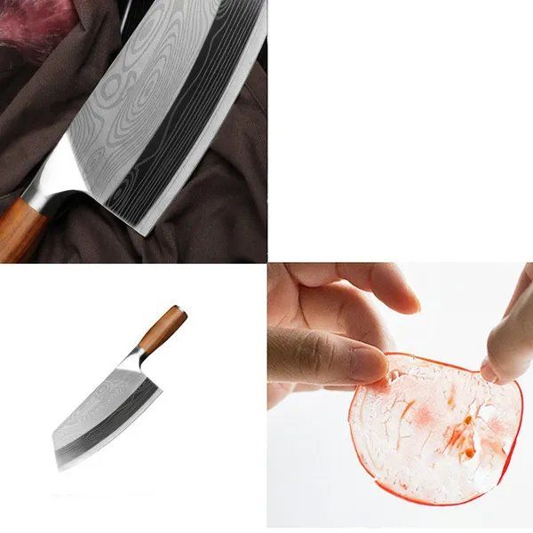 Küchenmesser: Japanisches Edelstahl Küchenmesser 32cm – Neu und originalverpackt aus Mörschwil von  2