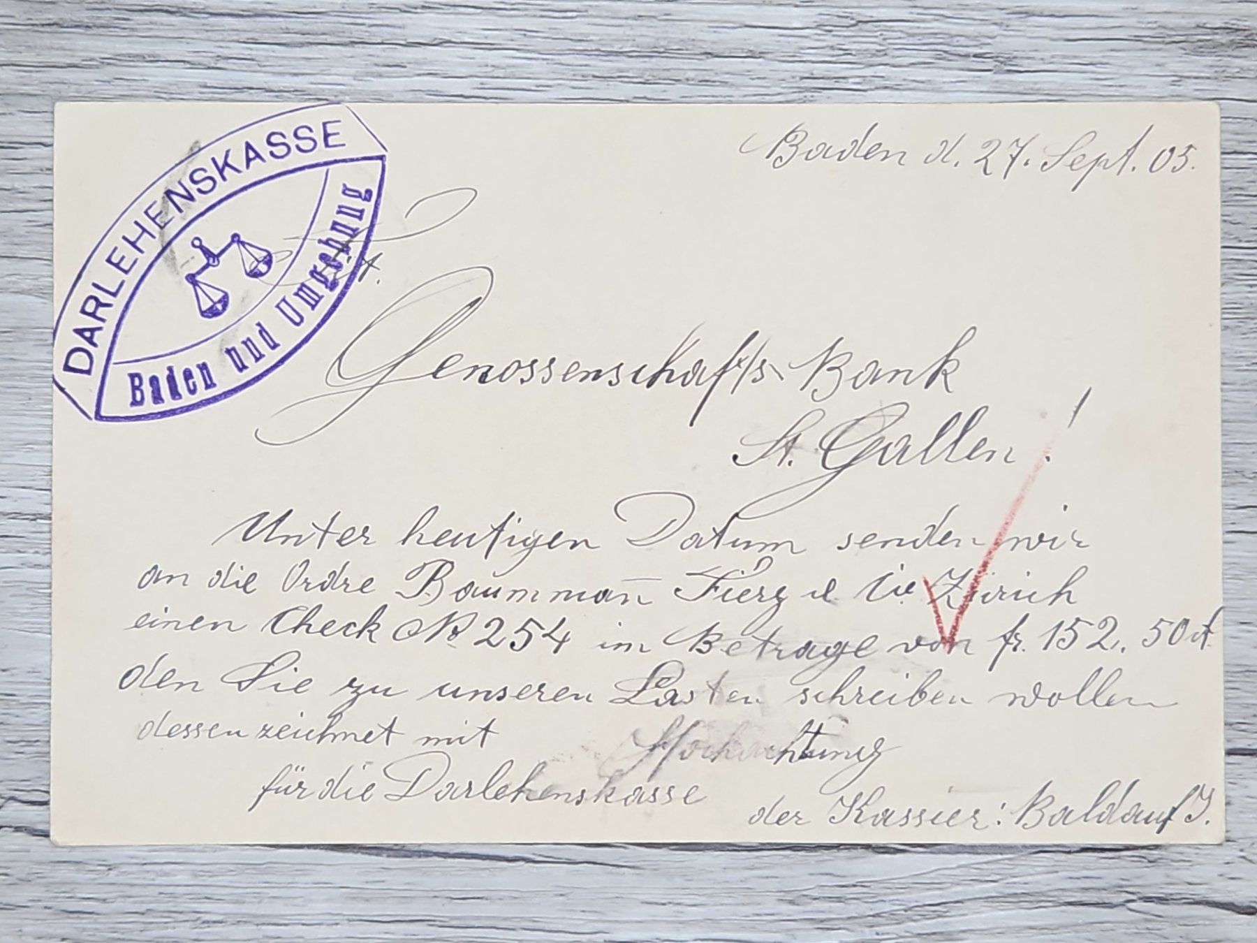 Tutti i francobolli: CL16 Carte Postale + Timbre Suisse 1905 – Usato da Cousset venduto da Patrick_Collections 1