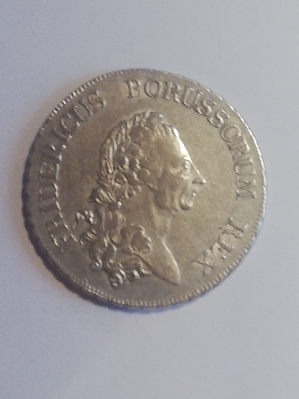 Tutti le monete: Ein Reichs Thaler 1785 Fridericus Borussorum Rex – Usato da Eschenbach SG venduto da Hoerbys 1