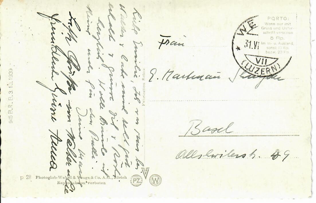 Cartes postales: Weggis – D'occasion à Hochdorf par Ziegel-16 1