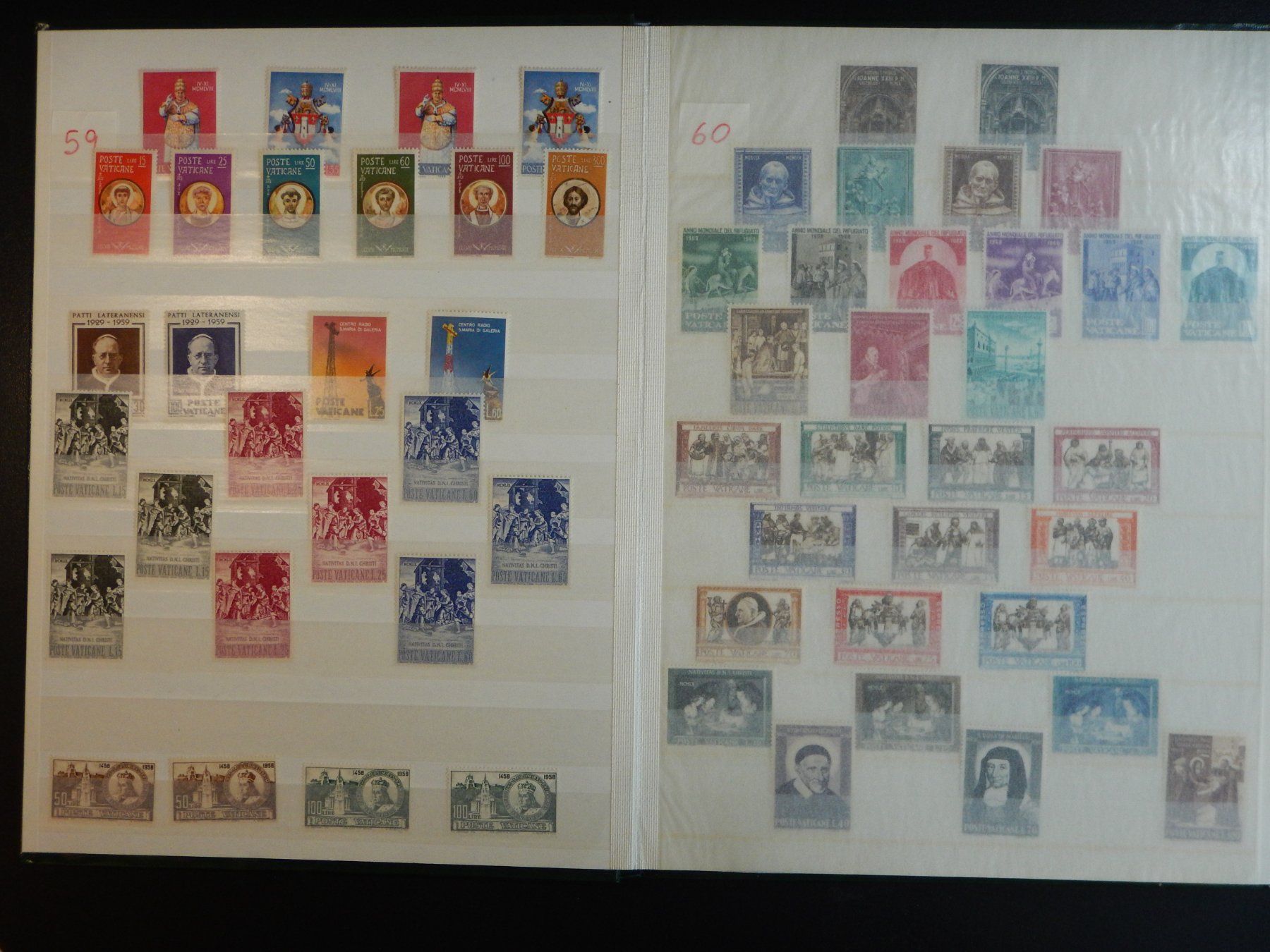 Tutti i francobolli: Vatikan Sammlung 1958-1971 ** – Usato da Zürich venduto da Muehlekauf 1