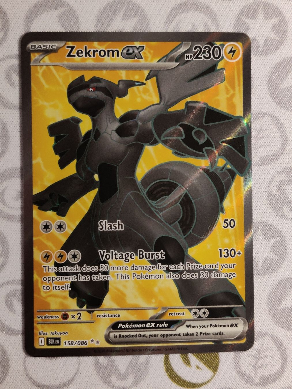 Pokémon Sammelbilder & Trading cards: Zekrom ex BLK 158/086 EN – Neu (gemäss Beschreibung) aus Steffisburg von HMStufi