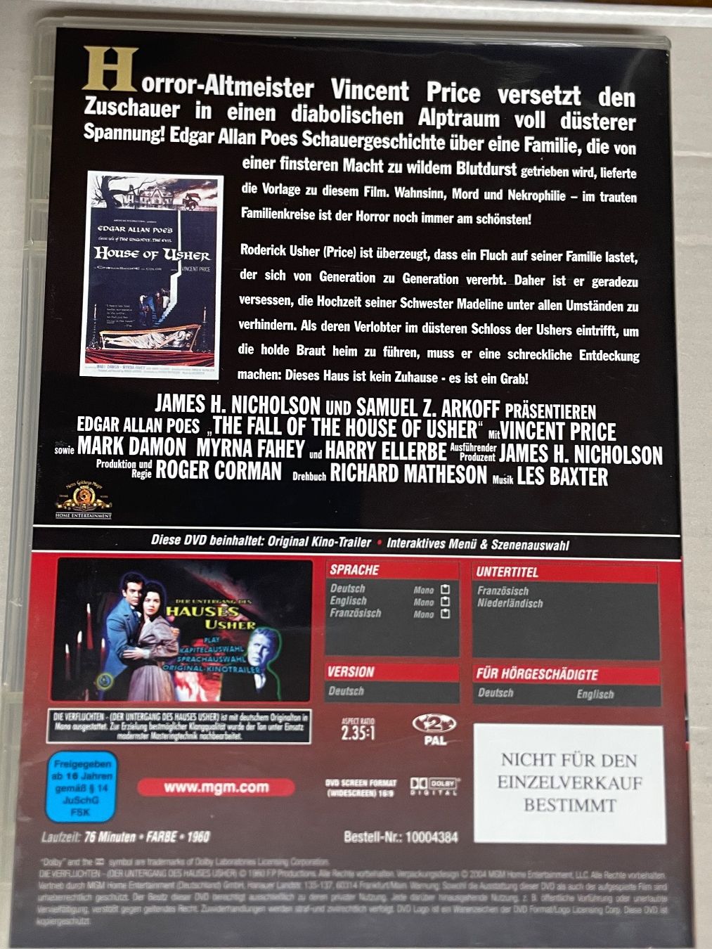 Alle DVDs: Die Verfluchten – Gebraucht aus Muri b. Bern von AdidasCollector 1
