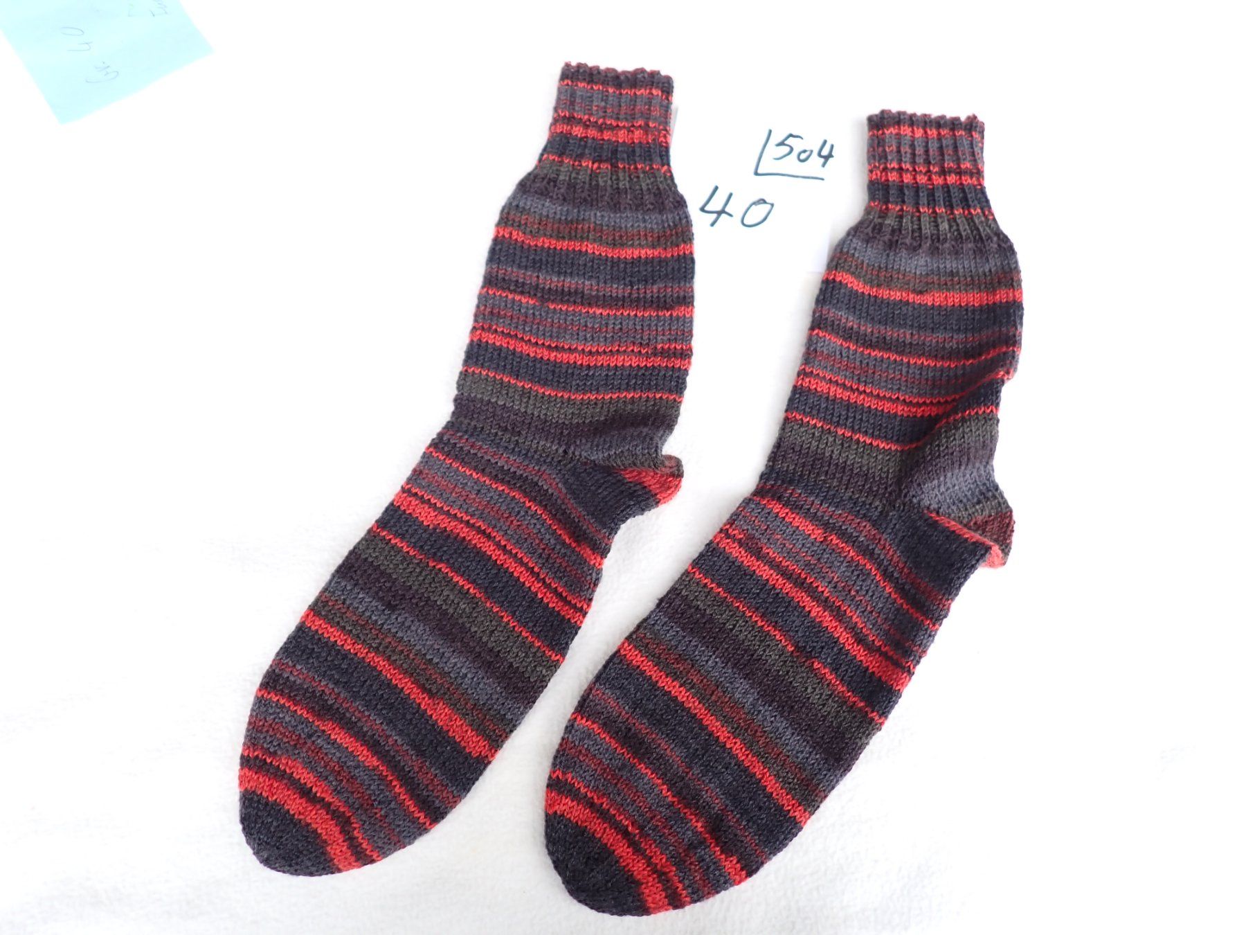 Calze: Handgestrickte Wollsocken  Gr.40     (504) – Nuovo e nell'imballaggio originale da neuenhof venduto da Caterchen