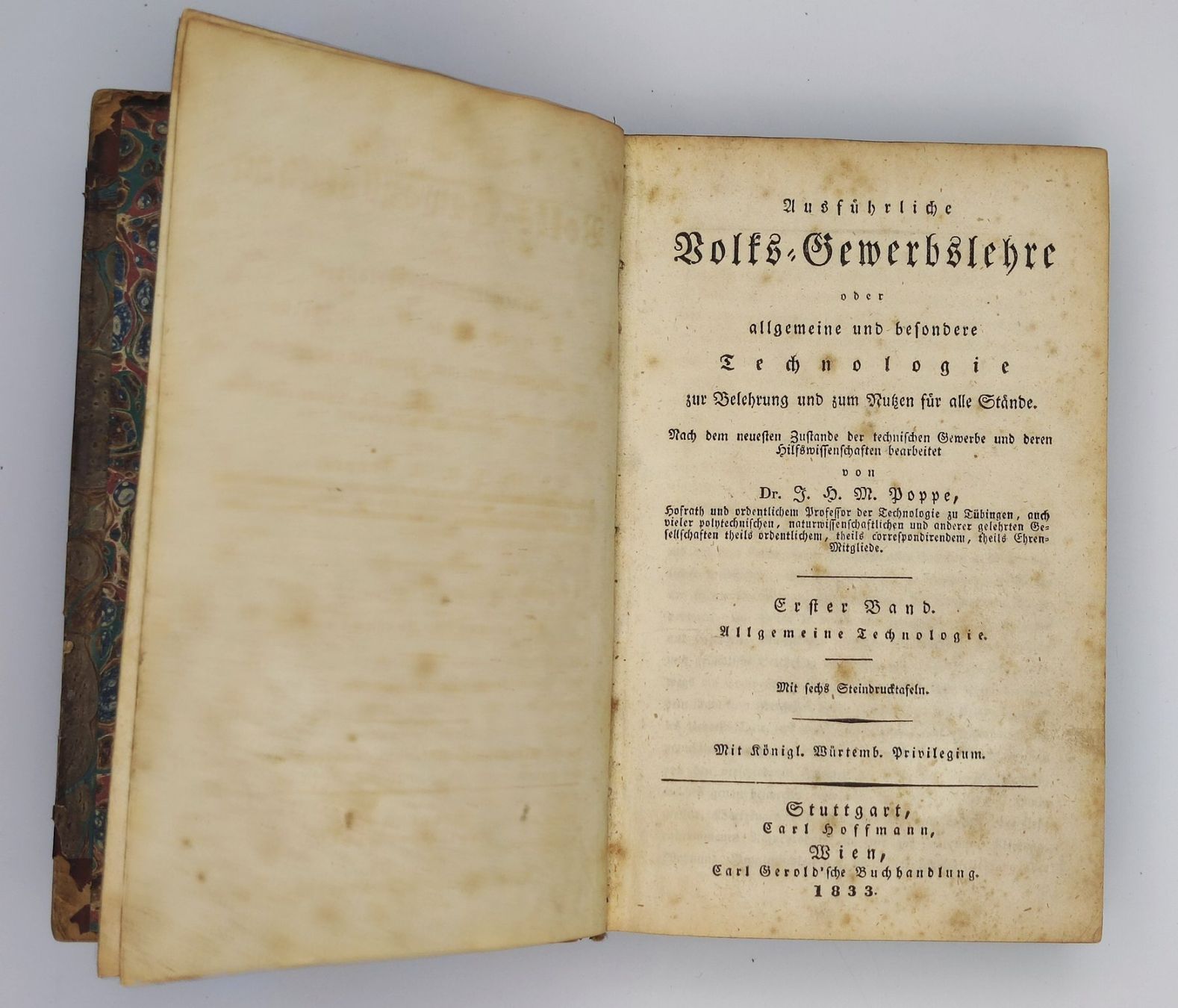 Libri: VOLKS-GEWERBELEHRE 1833-1834 – Usato da Goldach venduto da Gaip 2