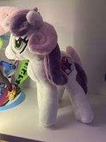 Handmade my little pony sweetie belle plush