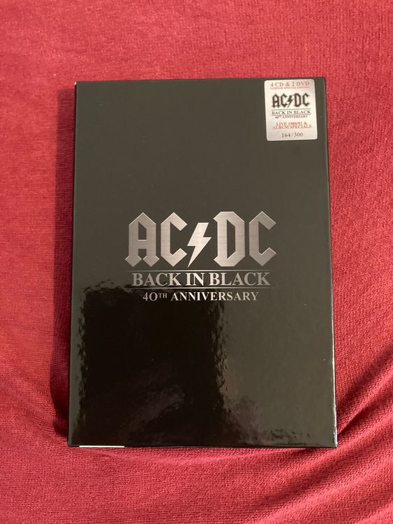 AC/DC „Back in Black“ 40th Anniversary CD Box LE 300 / 164! | Kaufen ...