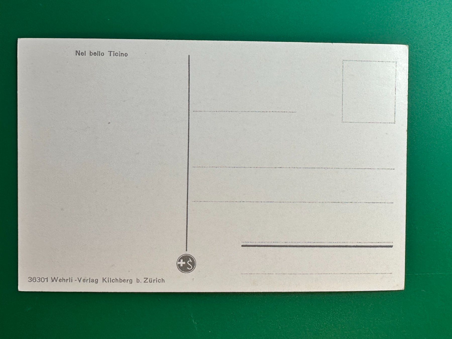 Cartoline postali: Nel bello Ticino – Usato da Steg VS venduto da danwer74 1
