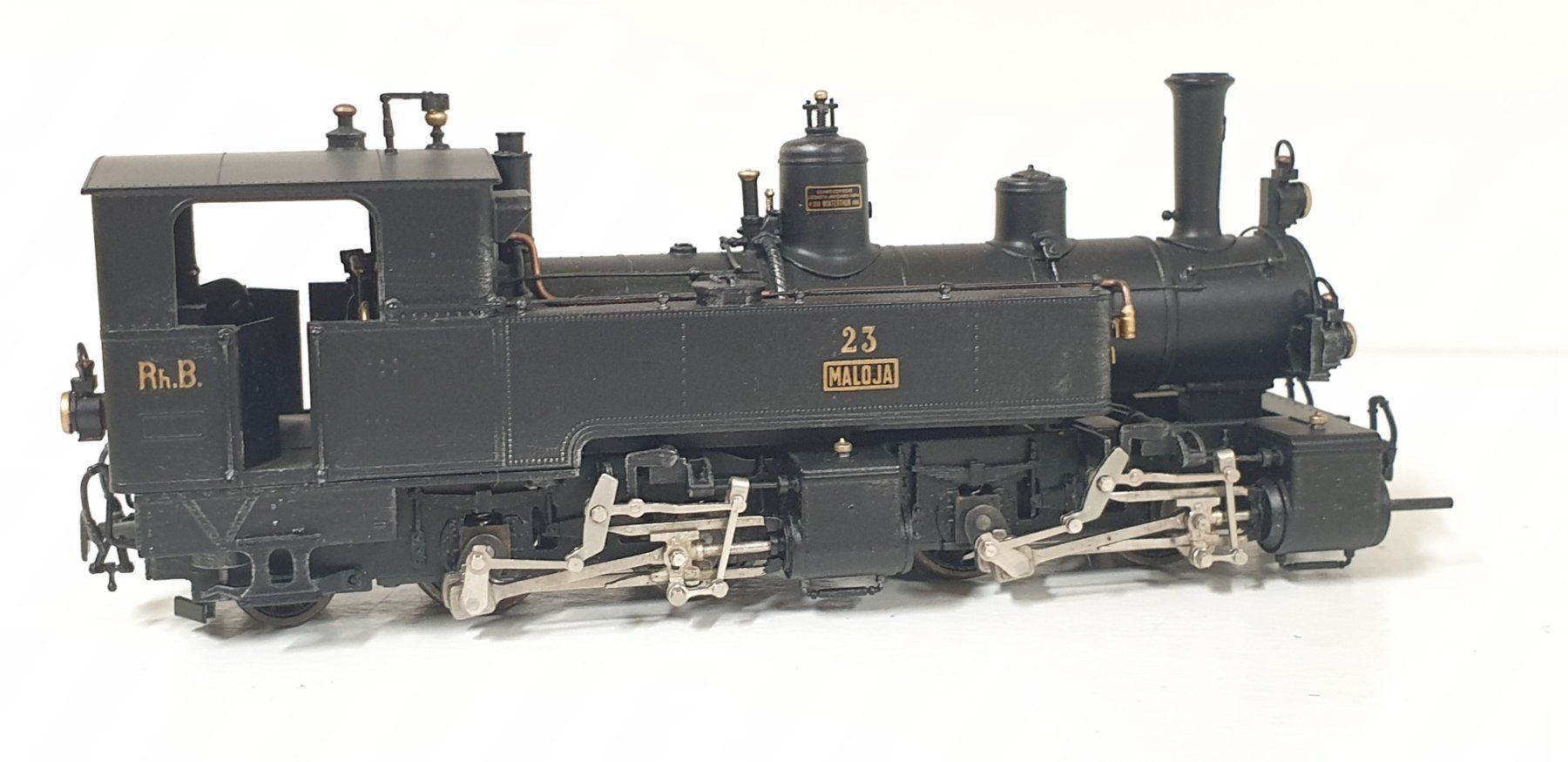 Ferro-suisse Modellini di ferrovie: Ferro Suisse RhB Maloya Dampflok H0m – Nuovo (secondo la descrizione) da Geroldswil venduto da TopTrain54 3