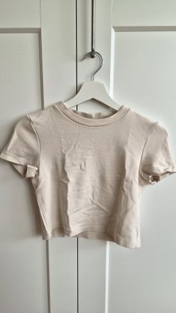 Crop Top beige Vero Moda