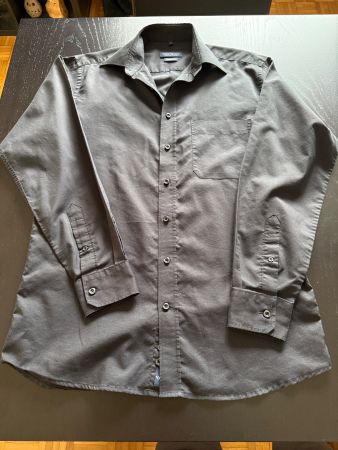 Westbury Hemd Gr. S (37/38) Schwarz - Feine Baumwolle ...