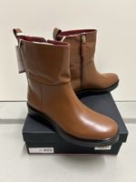Tommy Hilfiger Stiefel  leder braun Grösse 41 neu mit Karton