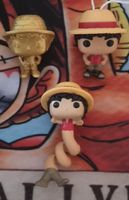 Lot 3 Luffy figurines Kinder One Piece état neuf