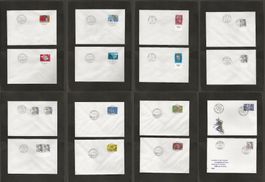 Schweiz 16 FDC 1985 1988 1996 1986 1987