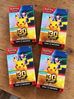 4× Pokémon 30 th Jahre Boosterbundle Deutsch