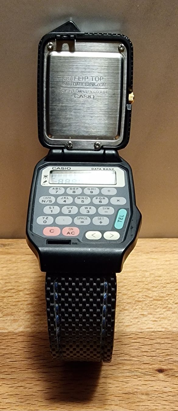 Casio Orologi: Sehr seltene Casio Data Bank Flip Top – Usato da Basel venduto da Bladerunner70 1