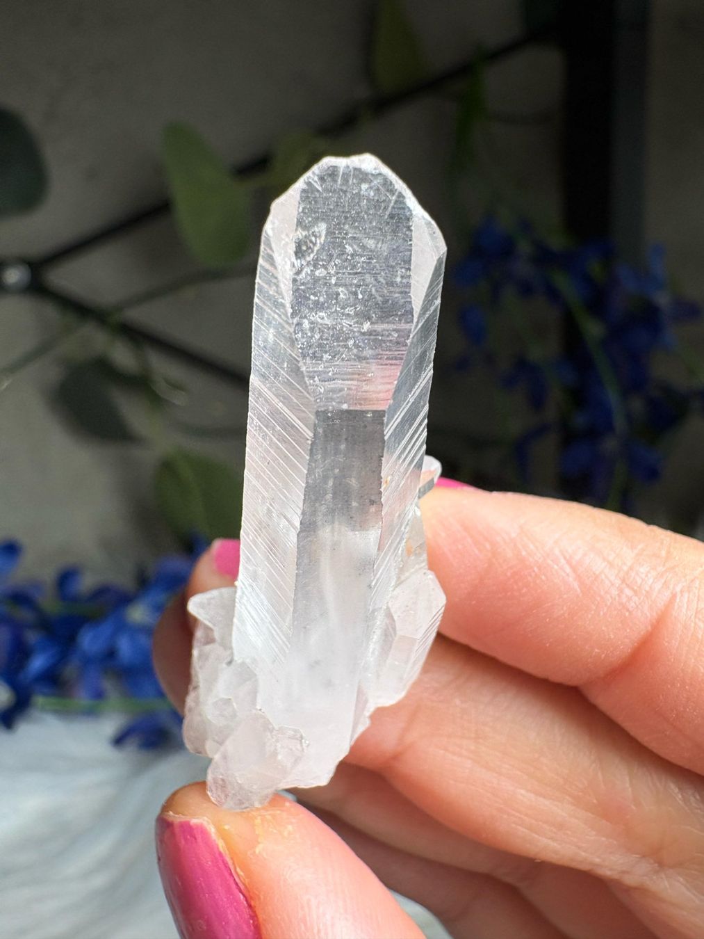 Minerali & Pietre curative: Kolumbianischer Lemurian-Quarz-Cluster – Nuovo (secondo la descrizione) da Neuheim venduto da m.hald 3