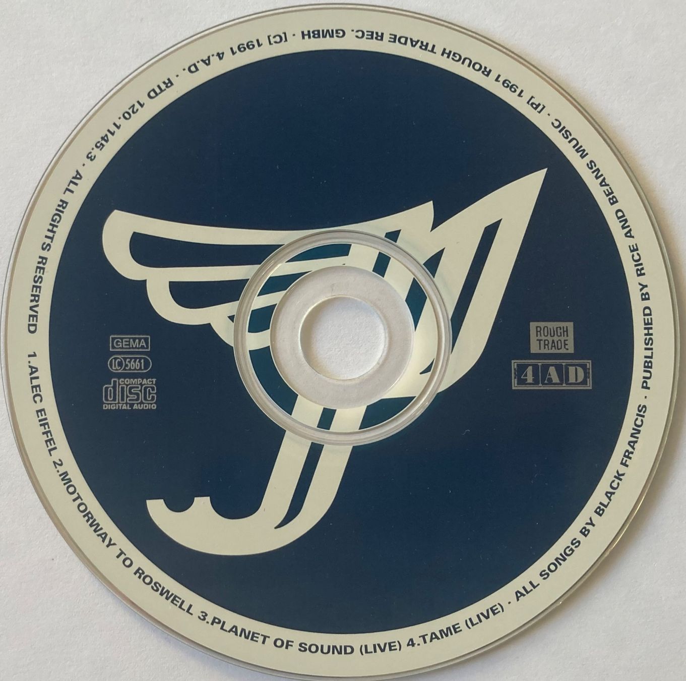 CDs: PIXIES - ALEC EIFFEL – Gebraucht aus Poliez-Pittet von Newtown-Records 1