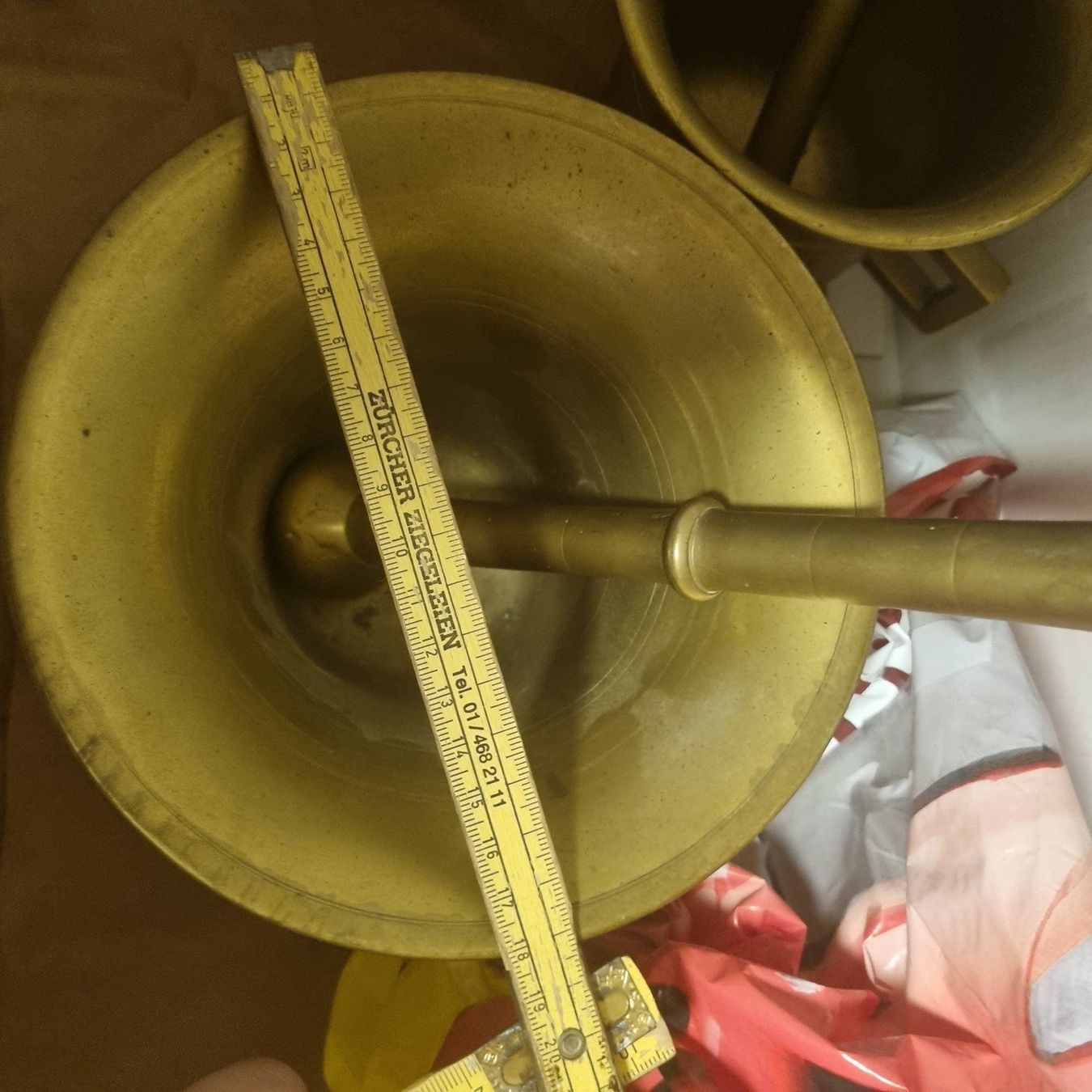 Altro per cucinare: Antiker Messing Mörser ≈5kg – Usato da Zürich venduto da Melossoap 2