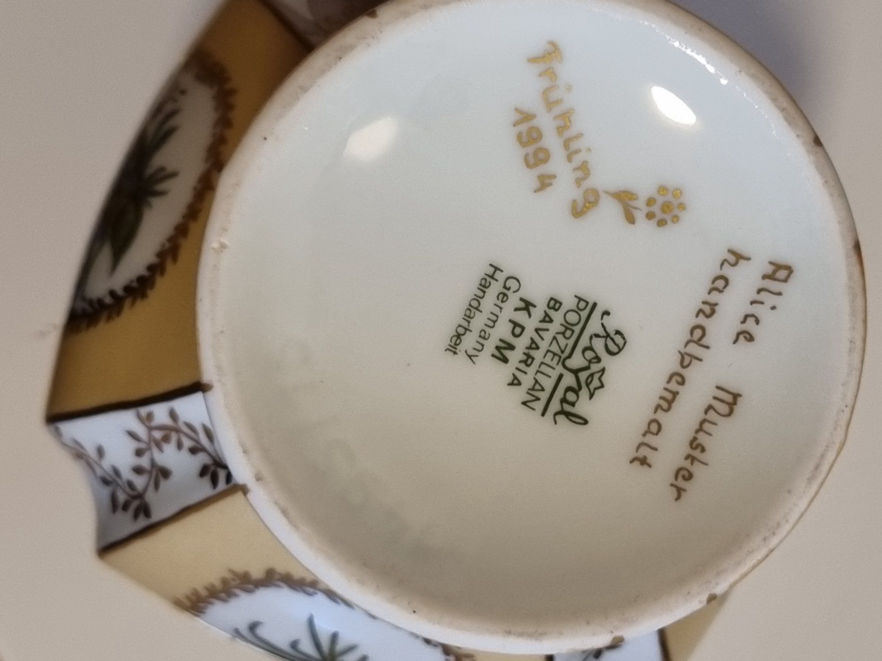 KPM Vasi & Recipienti: Royal KPM Bavaria Vase handbemalt 1994 – Usato da Scharnachtal venduto da devin03 8