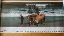 Swissair Kalender 1992, ungebraucht,