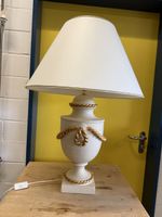 Stilvolle Tischlampe, Keramik mit Seil Design, Top!