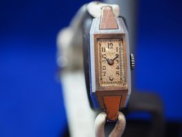 Bucherer, Handaufzug, Stahl /Gold, Art Deco, läuft ab Fr.1.-