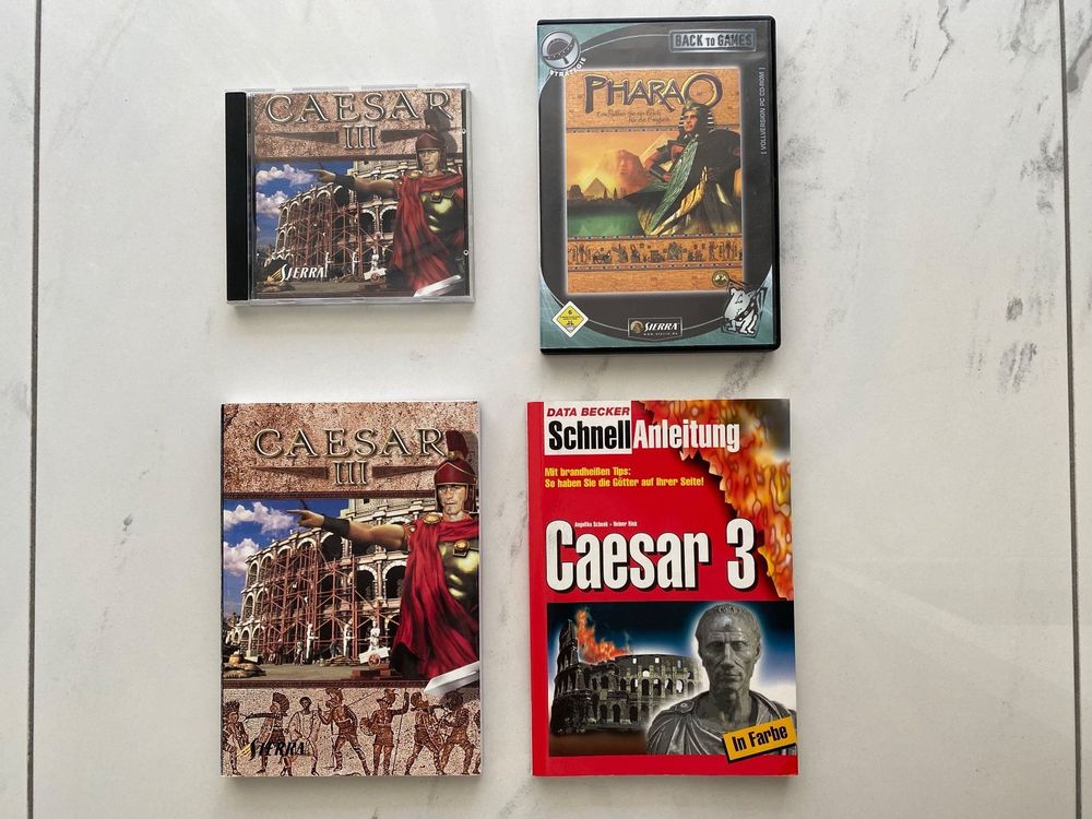 Jeux PC: Caesar I, Caesar II & Caesar III - Edition complète