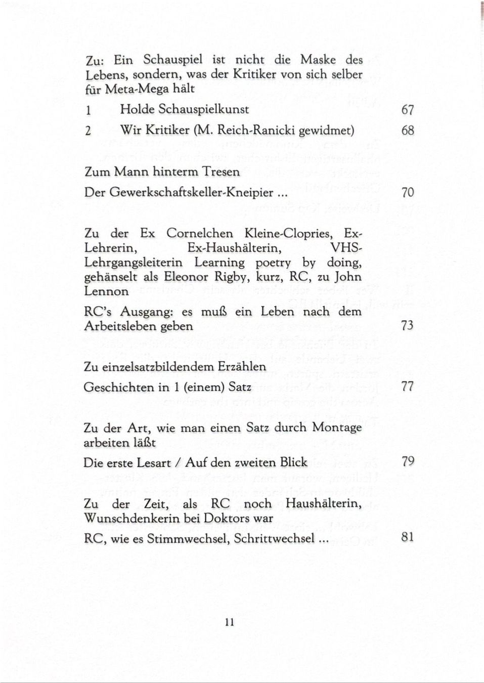 Libri: Fischer Peter, Der Eleonor-Rigby Clopries-Roman – Nuovo (secondo la descrizione) da Sarnen venduto da Livres 5