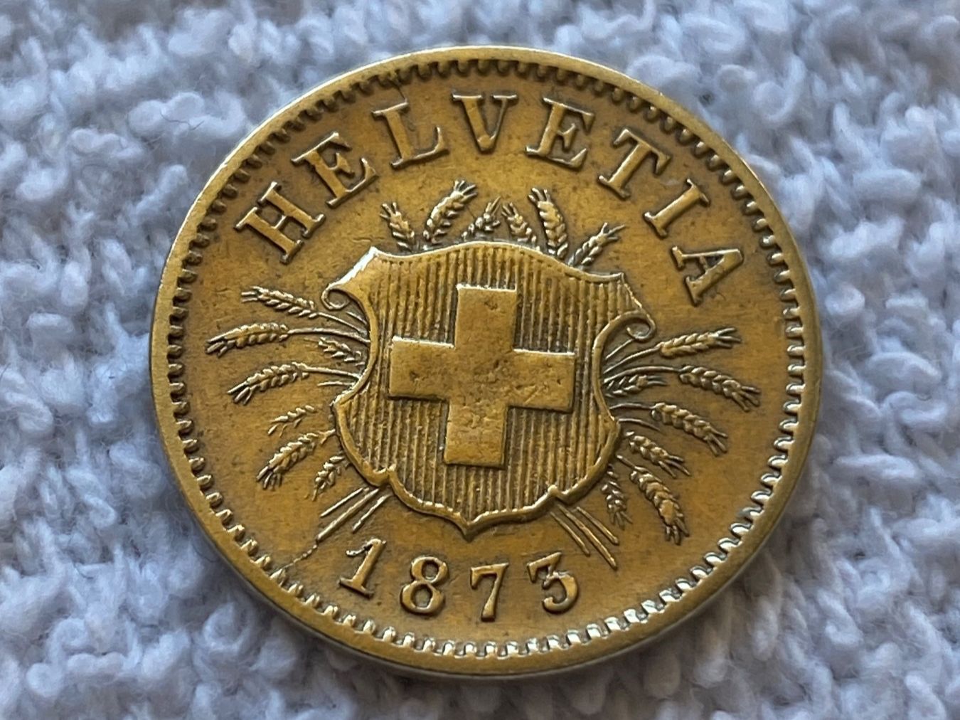 Tutti le monete: 5 centimes/Rappen 1873 – Usato da Nyon venduto da Ilmi09