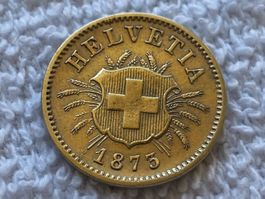 5 centimes/Rappen 1873
