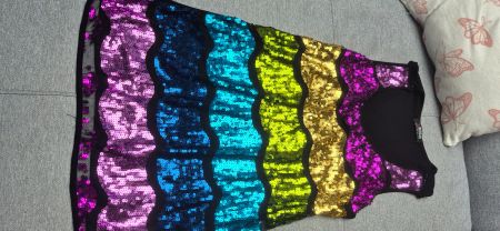 Morgan Pailletten Top, Glitzer Look, Gr. S, neuwertig