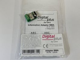 LENZ Digital Plus 22630 Adapter BMA, NEU