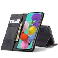 Galaxy A51 - étui à rabat support portefeuille  NOIR