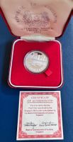 Singapur Sterling Silber Proof Coin 5 Dollars, 1982, Komplet