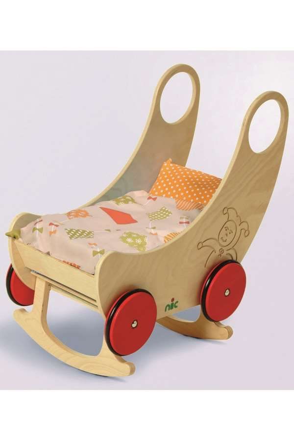 Carrozzine per bambole: NIC Puppenwagen aus Holz – Usato da Bottmingen venduto da ana_5hrv 4
