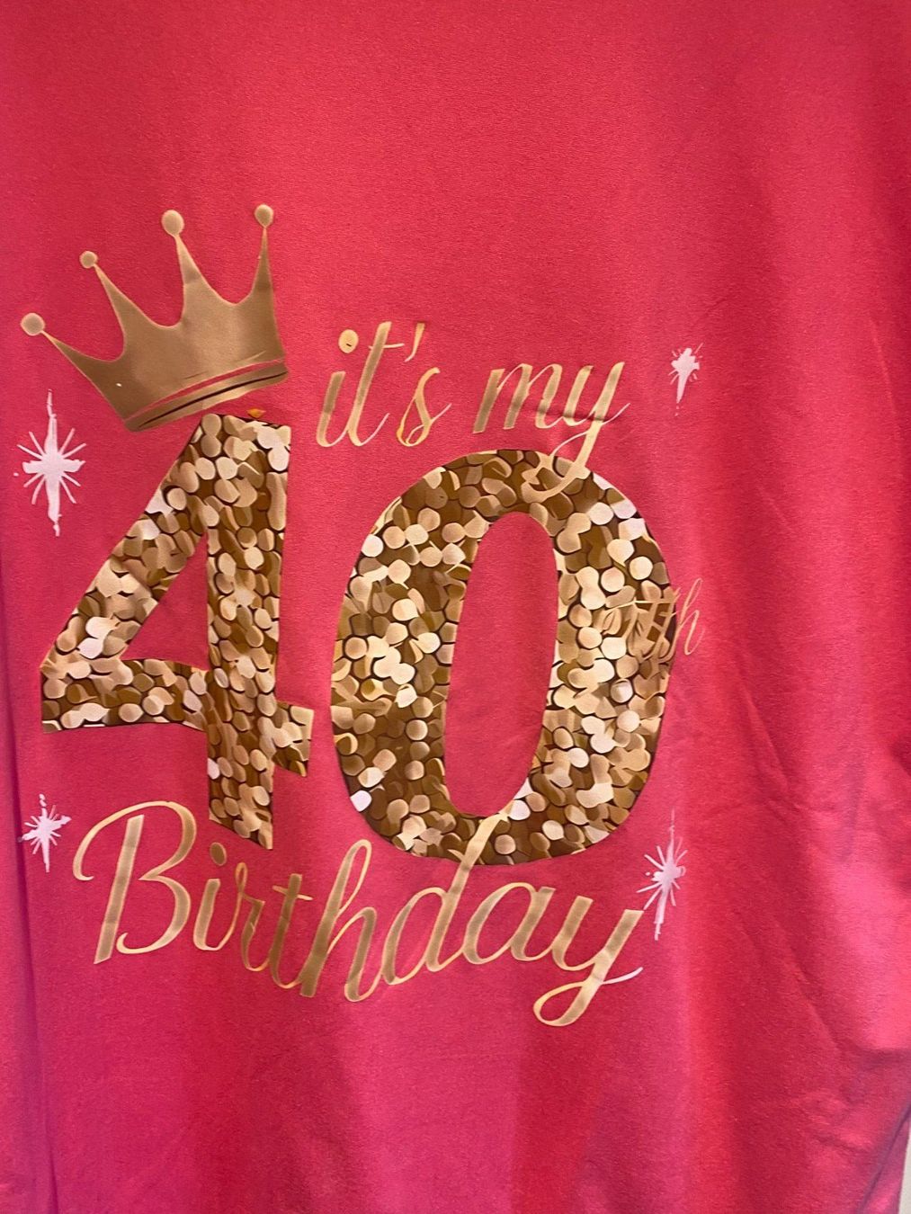 T-Shirts: SHIRT BIRTHDAY DAMEN-PINK – Neu und originalverpackt aus Meienried von ManuelaBoutique 3
