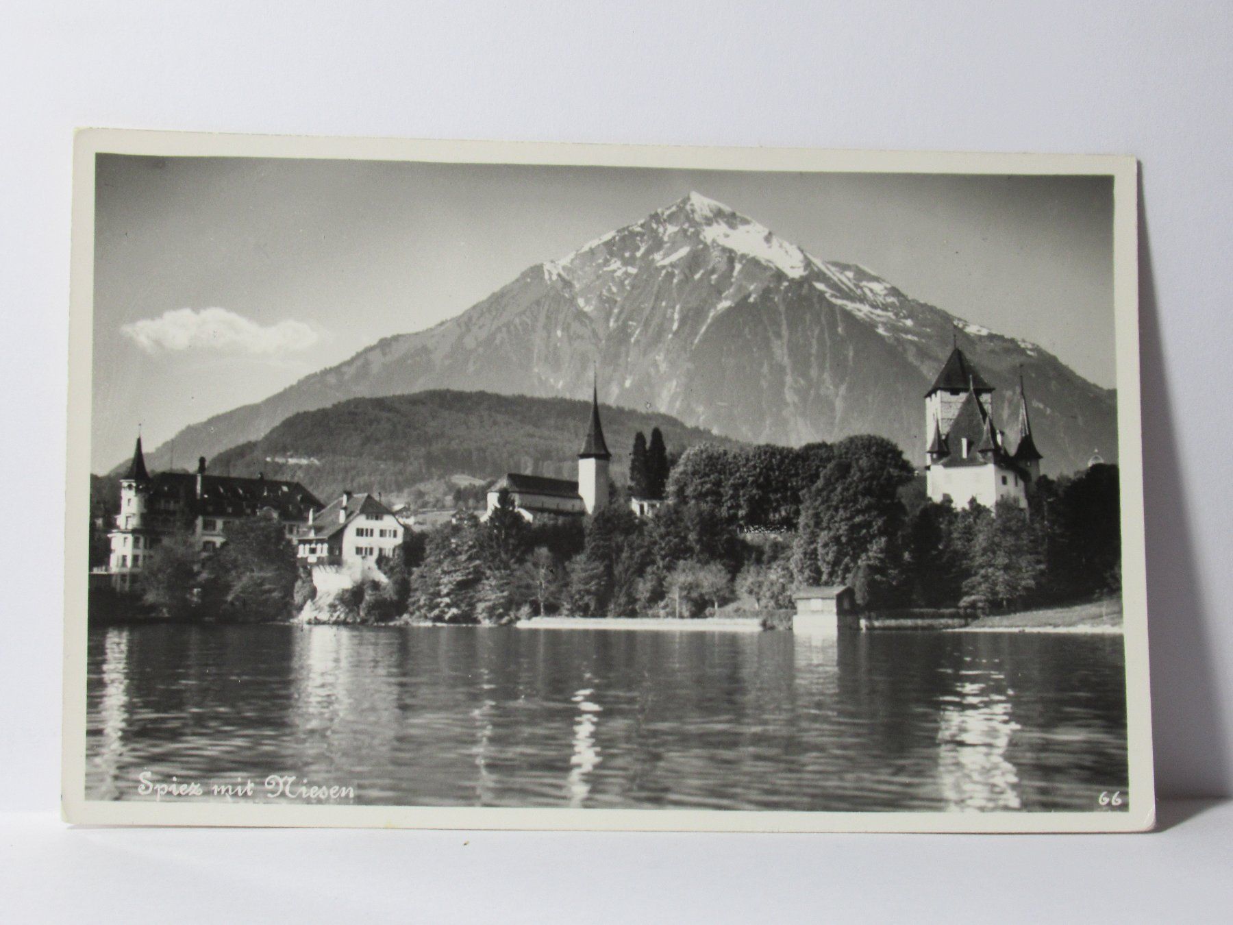 Cartoline postali: Spiez mit Niesen – Nuovo (secondo la descrizione) da Grenchen venduto da Bluemchen1900
