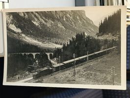 Echt Photo Karte / Albula Bahn - Ausgabe 1940