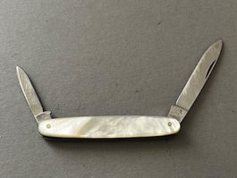 Antikes Perlmutt-Sackmesser Kälin Zürich 67 mm - selten