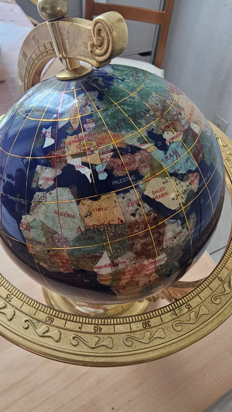 Sonstige Dekorationen & Accessoires: Globe terrestre Lapis Lazuli – Gebraucht aus Etoy von angi020 5
