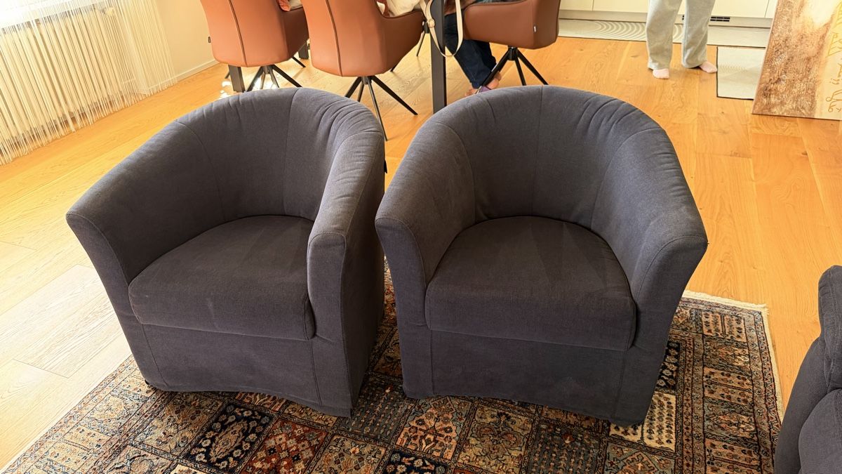 Divani: Gemütliche 3er- & 2er-Sofas + 2 Sessel in Anthrazit   – Usato da Zell ZH venduto da uer_2wv9 1
