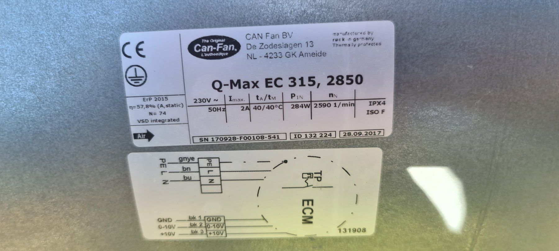 Ventilatori: Der Q-Max EC ein Ansaug-/Abluftventilator mit der absolu – Usato da Gempen venduto da fat_h7xh 3