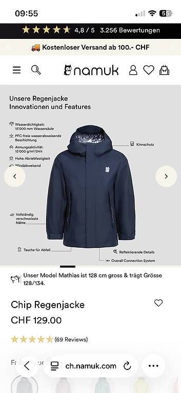 Jacken & Mäntel: Regenjacke Namuk – Gebraucht aus Luzern von StephanieM84 1